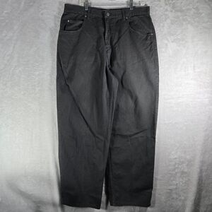 Anchor Blue Beyond Baggy Jeans Mens Size 38x32 Y2k Vtg Black Skater Grunge
